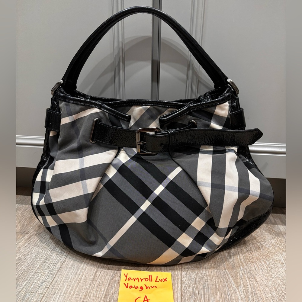 Authentic Burberry hobo bag